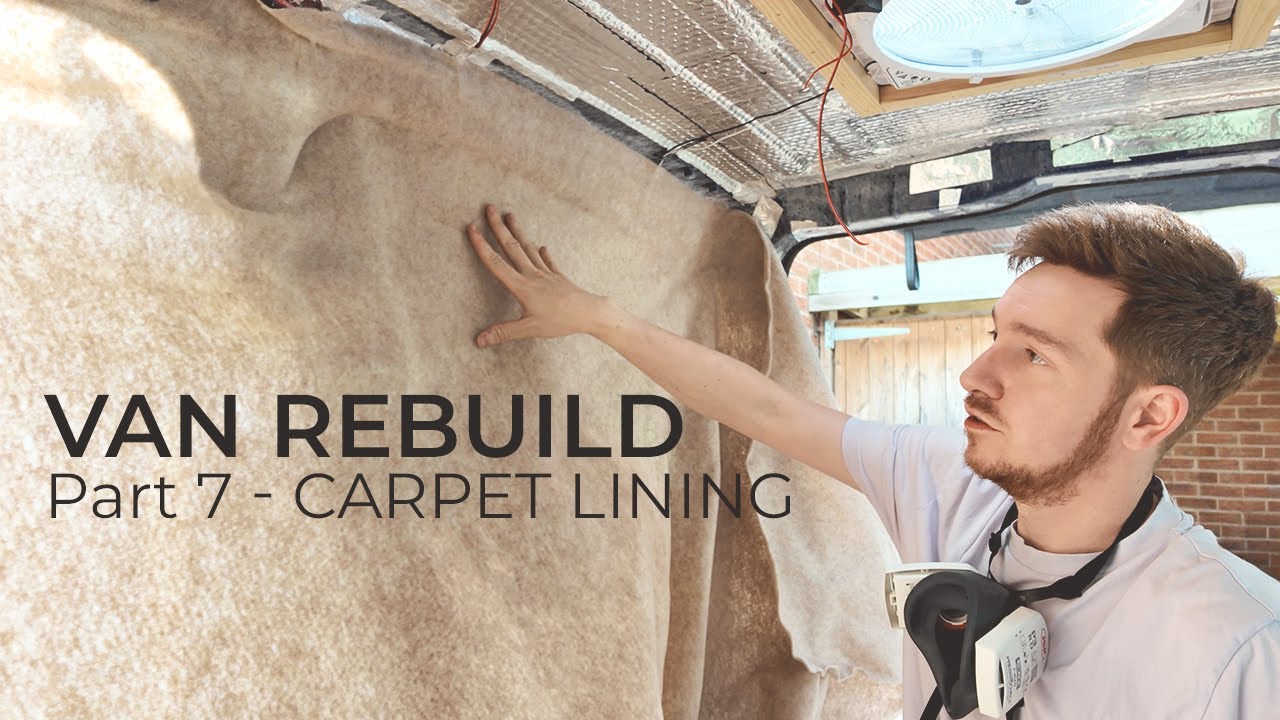 Как установить ковровое покрытие в фургон | Сборка кемпера Mercedes Vito | Часть 7