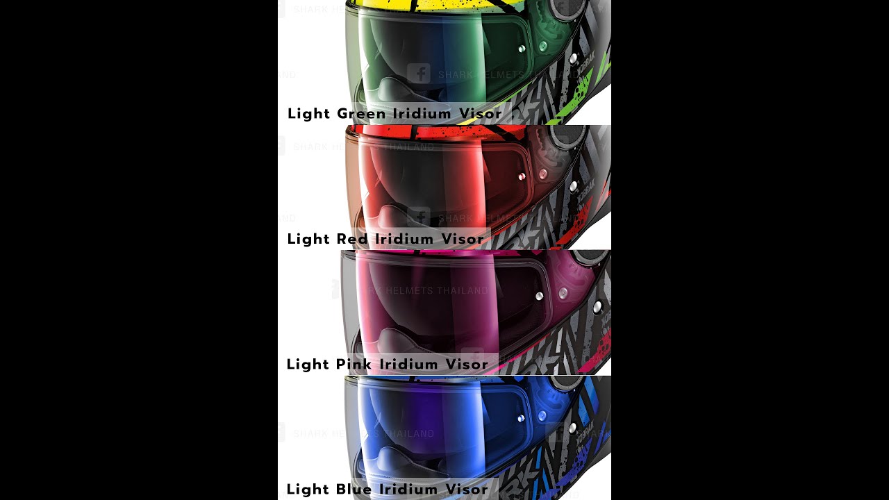 SHARK Irridium Visor