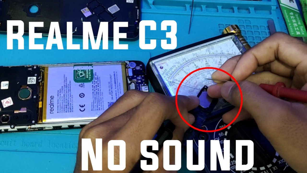 Realme C3 suara tidak ada❗|| cek dan perbaikan spekernya