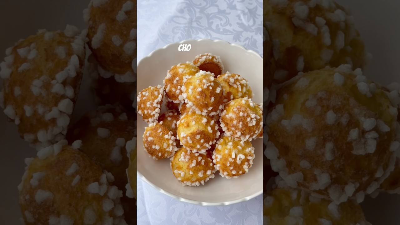CHOUQUETTES #recettevideo #chouquettes #shortvideo