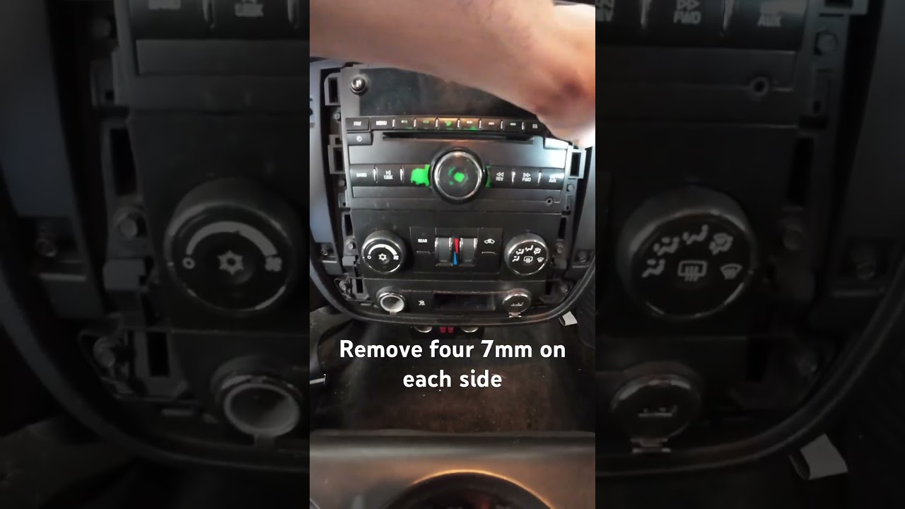 2010 Tahoe dash removal #chevytahoe