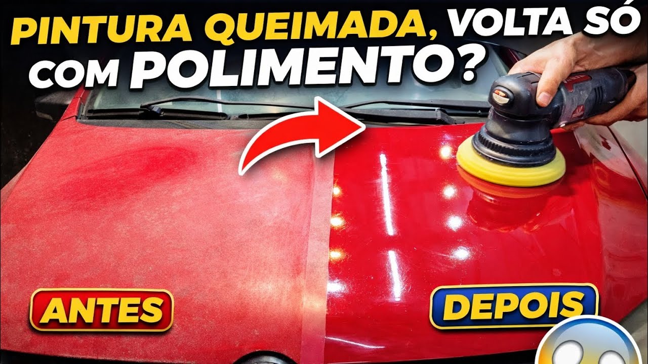 Economize Dinheiro! Veja se o Polimento Salva a Pintura Queimada!