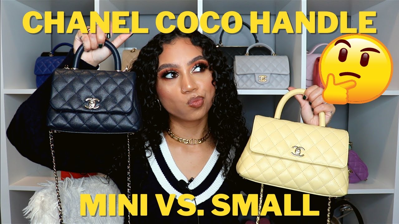 CHANEL MINI VS SMALL COCO HANDLE | REVIEW & COMPARISON