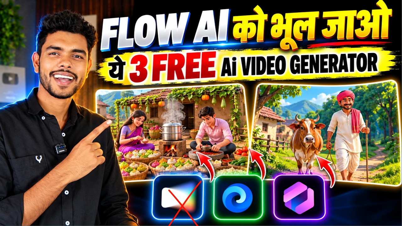 Google Flow छोड़ो! 😱 ये FREE AI Tool Unlimited Long Video बनाता है | image to video ai free 🔥