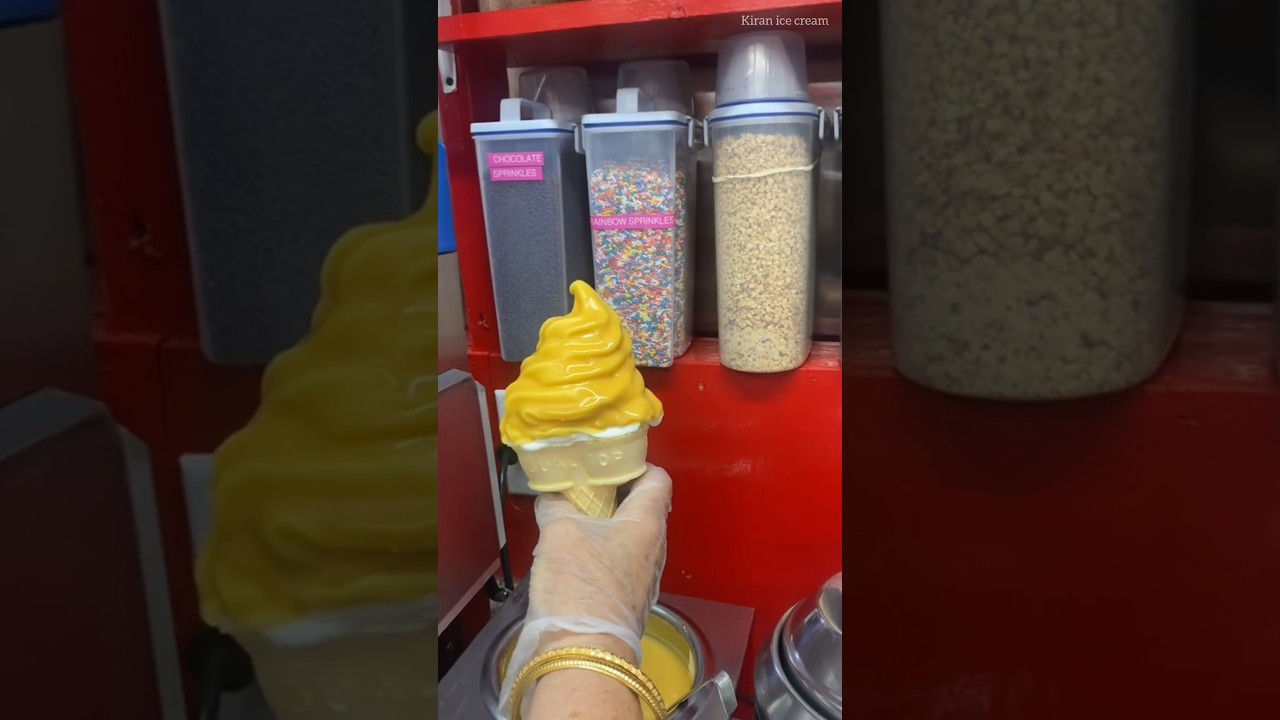 Yellow💛🌟 IceCream🍦🍨🥰 #shorts #icecream #asmr