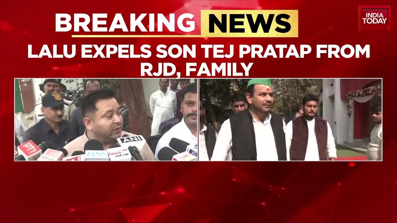 RJD Chief Lalu Prasad Yadav expels son Tej Pratap from party and family for 6 years