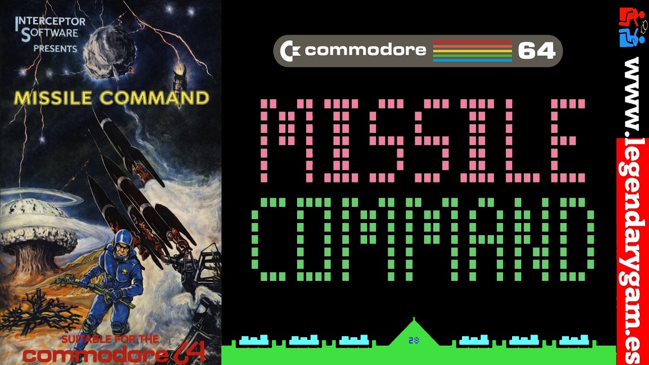 🚀 Missile Command - C64 - (1983) - Arcade Classic Port - Retro Let’s Play - Commodore 64