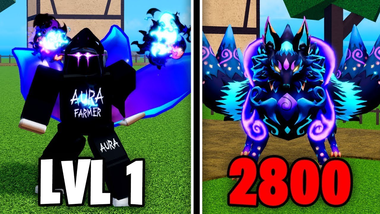 Noob To Max With Galaxy Empyrean Kitsune In Blox Fruits