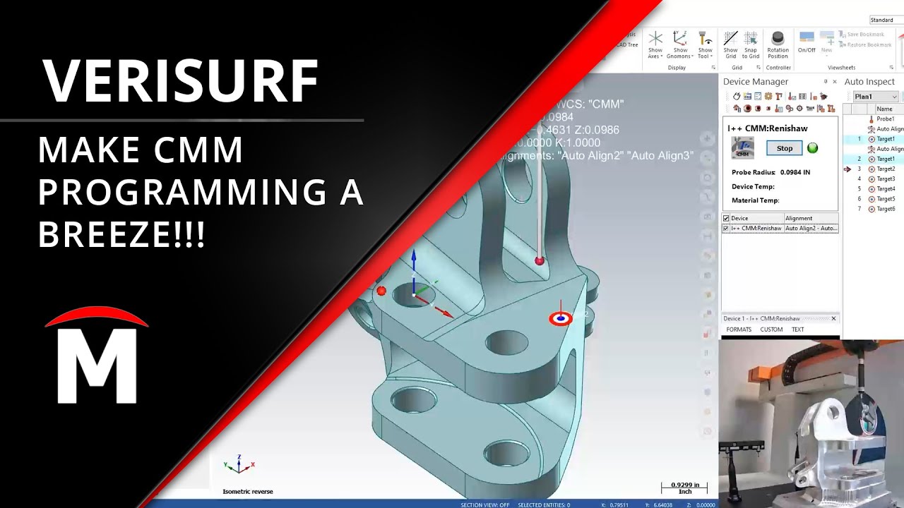 Verisurf упрощает программирование CMM! — вебинар