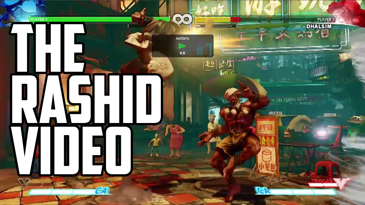 Street Fighter 5 Rashid Combo Video