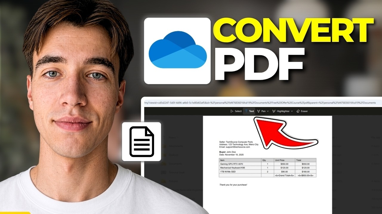 How to Convert Scanned PDF to Editable Text With Onedrive OCR | Tutorial 2026
