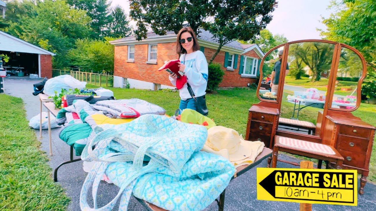 Only at GARAGE SALES... @thehomeschoolingpicker