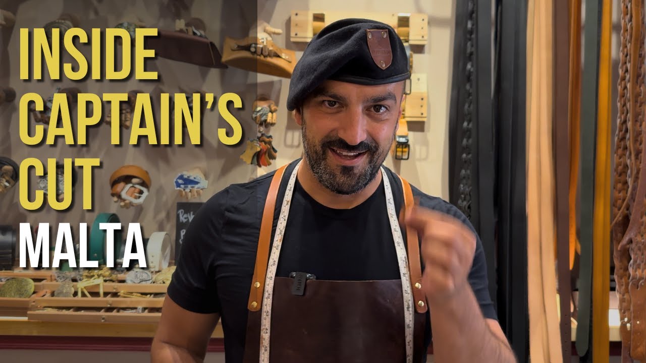 Inside Captain&rsquo;s Cut: Malta&rsquo;s Masters of Bespoke Leather Craft #MadeInMalta #ArtisanMade