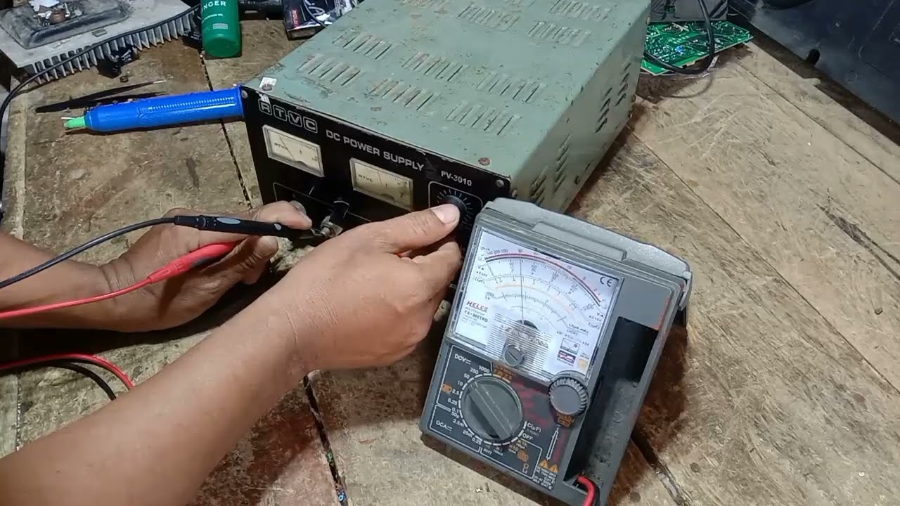 setting tegangan PSU rtvc PV 3010
