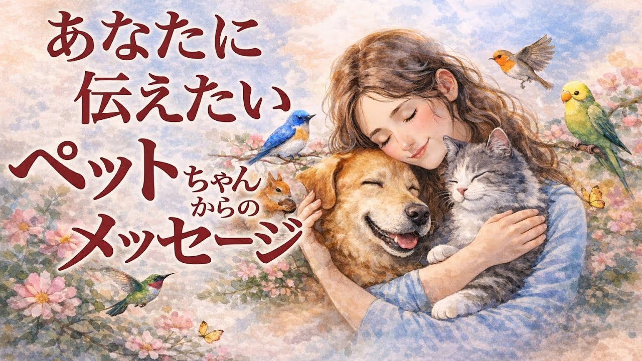 【第3弾✨】あなたに伝えたいペットちゃんからのメッセージ🐶😺🕊️🐿️✨❤️