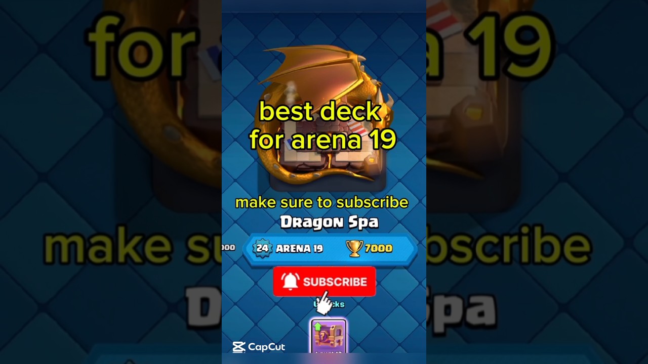 best deck for arena 19🔥 #clashroyale