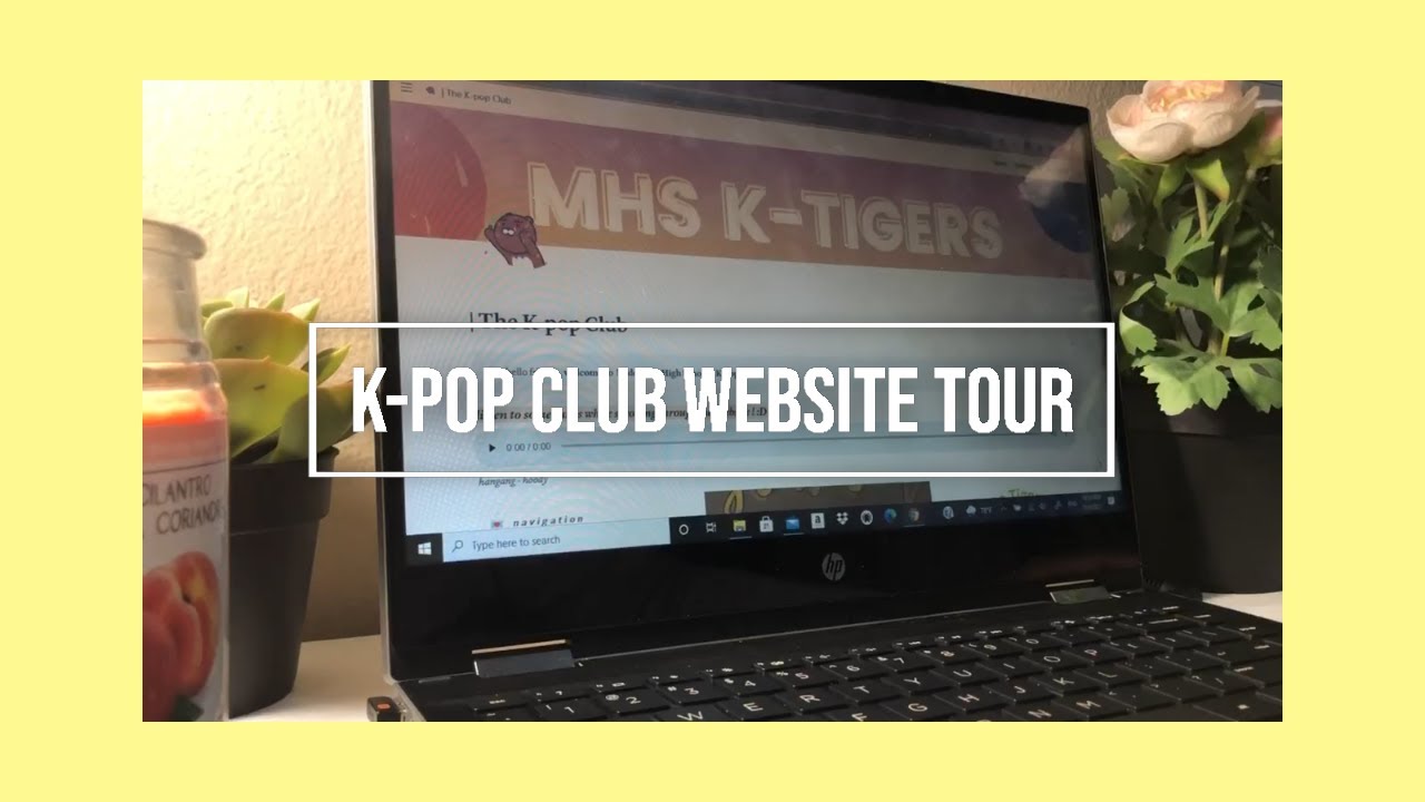 k-pop club website tour | notion aesthetic tour💻🌟