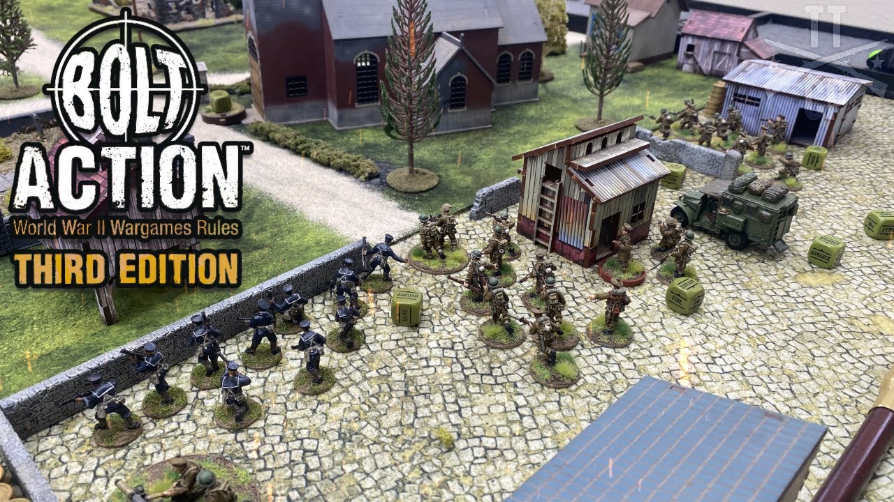 Tabletop Command Post: Bolt Action Battle Report- Harpoon Force!  Capture the Queen
