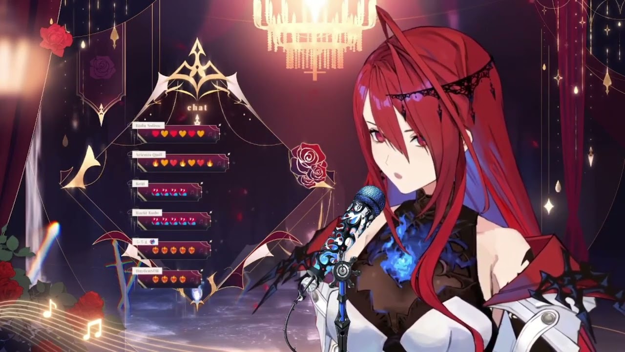 Elizabeth Rose Bloodflame dedicates the song Rise Like a Phoenix to the owner of KFP