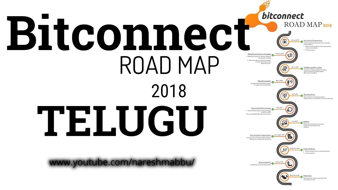 Bitconnect road map 2018I Telugu I