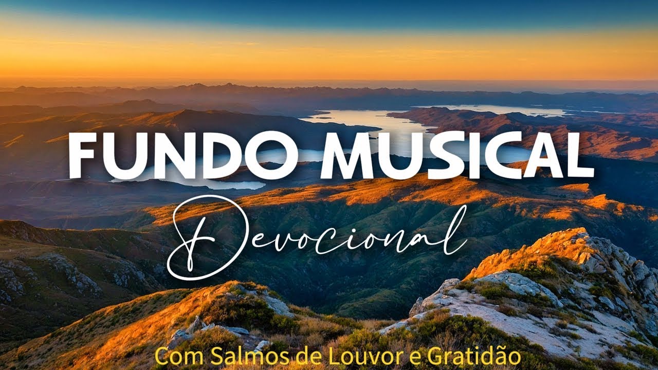 🎹 Fundo Musical para Oração - Devocional e Tempo com Deus| Estudo | Com Salmos de louvor e Gratidão