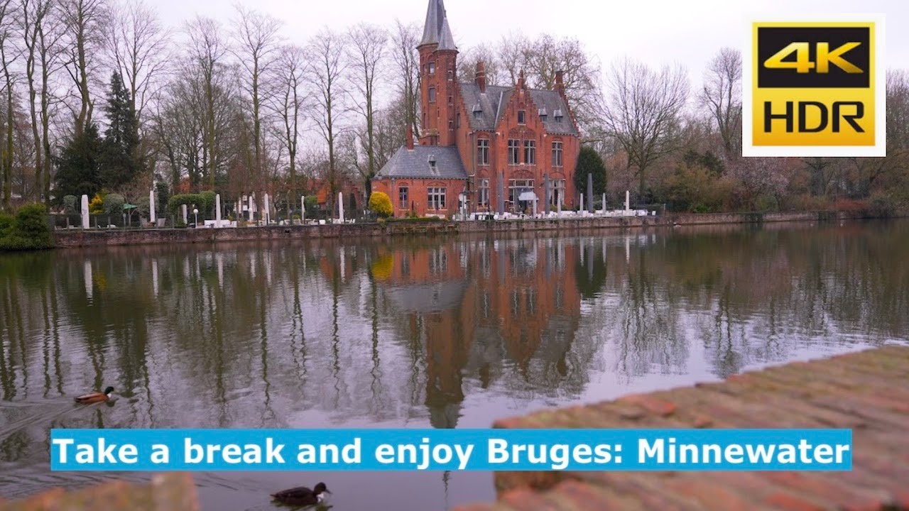 Beautiful Bruges: Take a break at the Lake of Love aka Minnewater in Brugge