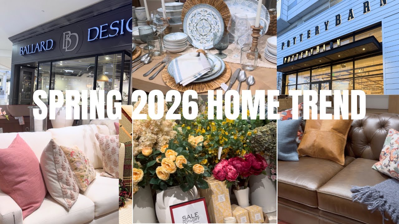 Pottery Barn Spring Walk-Through: Fresh Finds & Seasonal styling #trending #home #shopwithme 