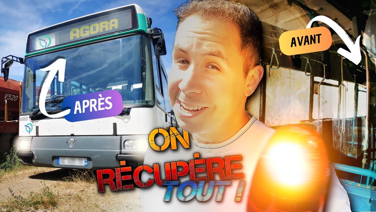 🚍 ➡️ COMMENT ON A RECONDITIONNÉ TOTALEMENT de A à Z UN ANCIEN BUS RATP de PARIS !? ( on ESSAYE!)