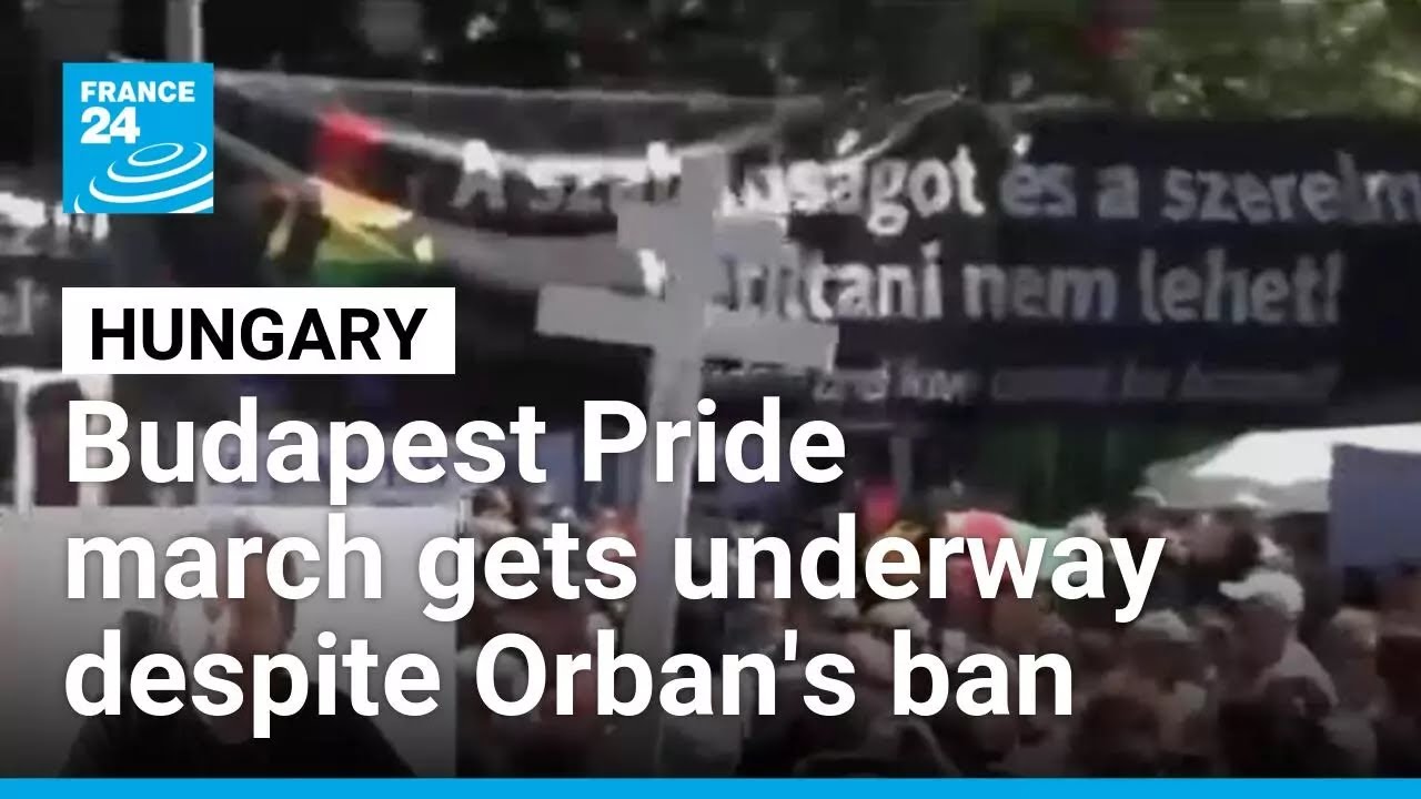 Budapest Pride march gets underway despite Orban's ban • FRANCE 24 English