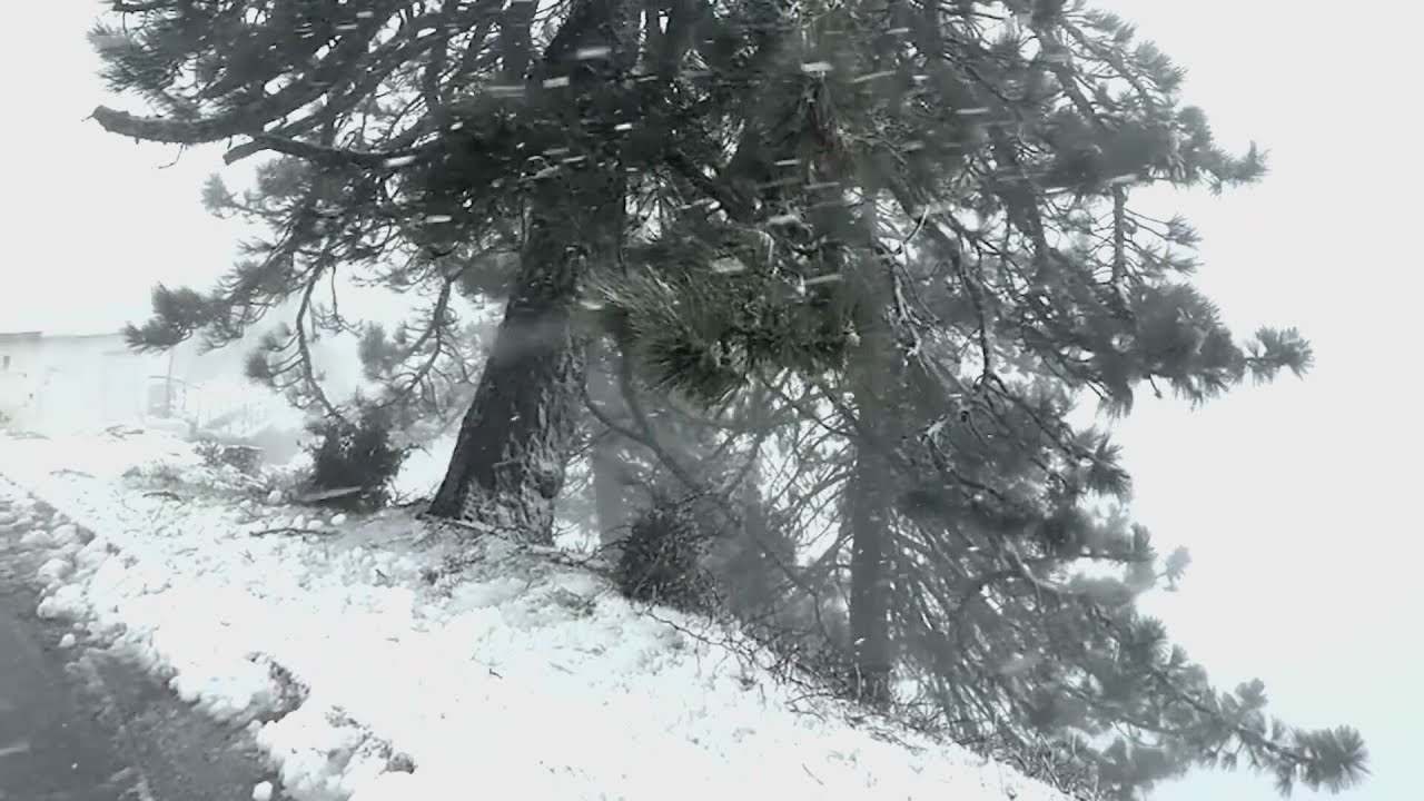 Snow dusts South Bay high-elevation areas