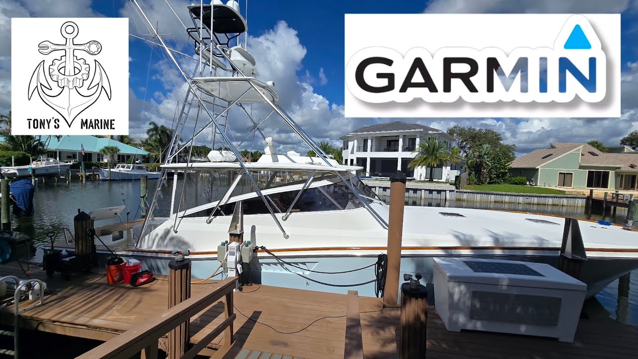 Установка Garmin AIS 800 по НОВЫМ ПРАВИЛАМ Багамских островов. плюс я поймал рыбу!!!!!!!!!
