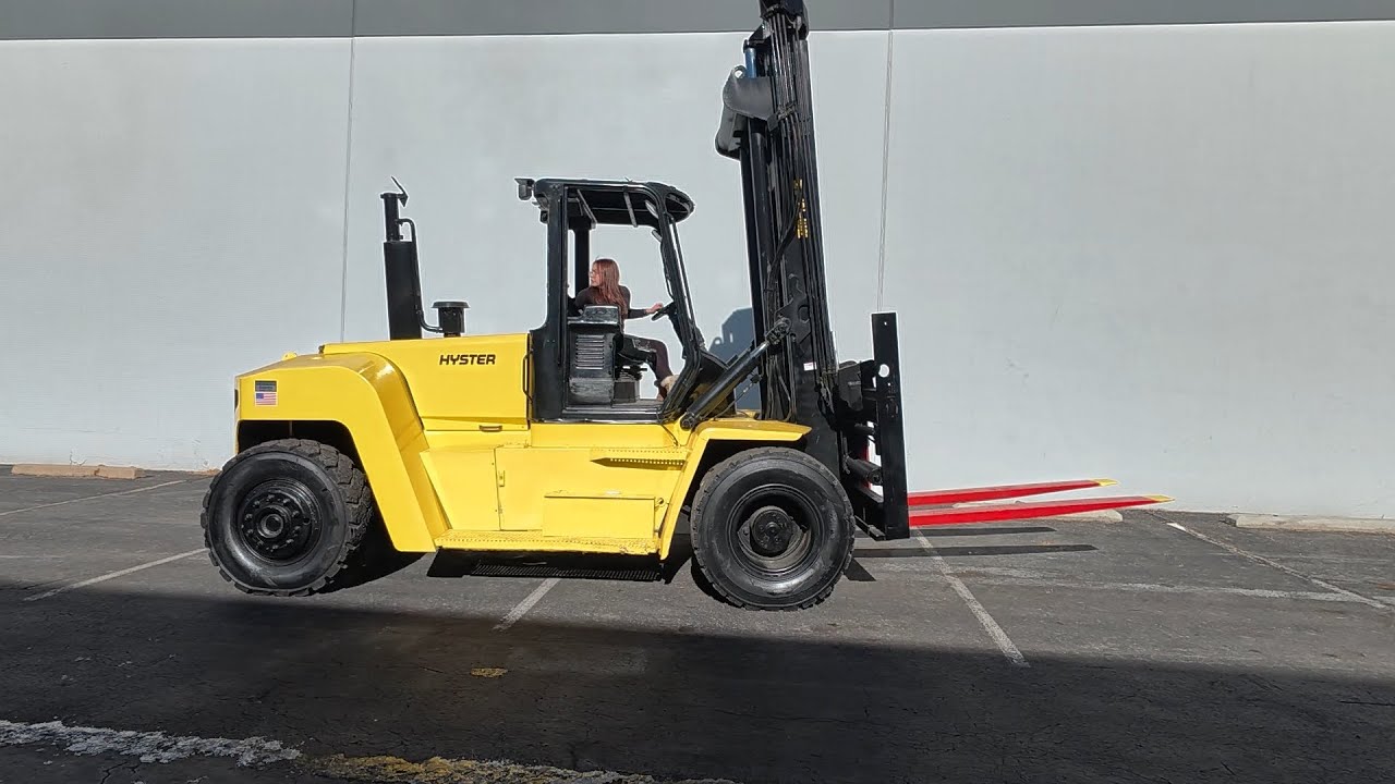 HYSTER- 36,000lbs -  Diesel - #254F - Forklift for Sale