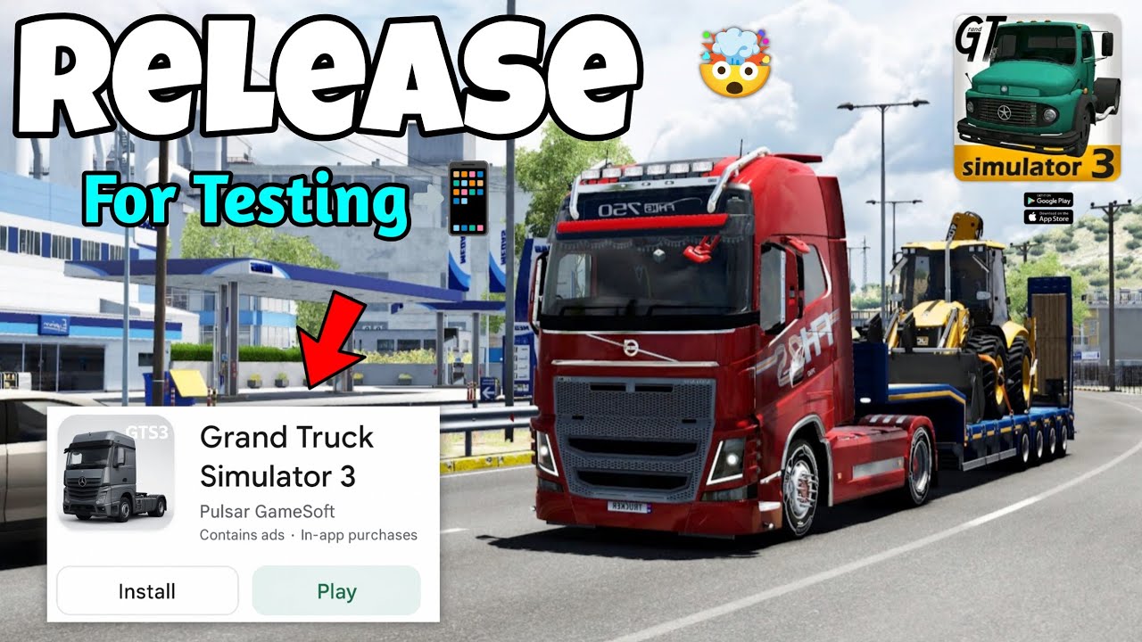 Grand Truck Simulator 3 - Обновление информации о разработке🎉 Объявлено время выхода🔥✅