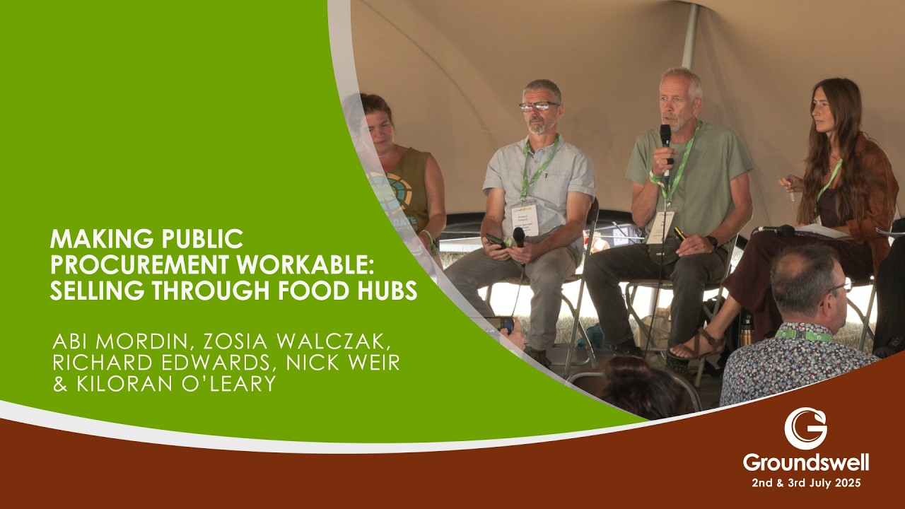 Making Public Procurement workable: selling through food hubs -Groundswell 2025