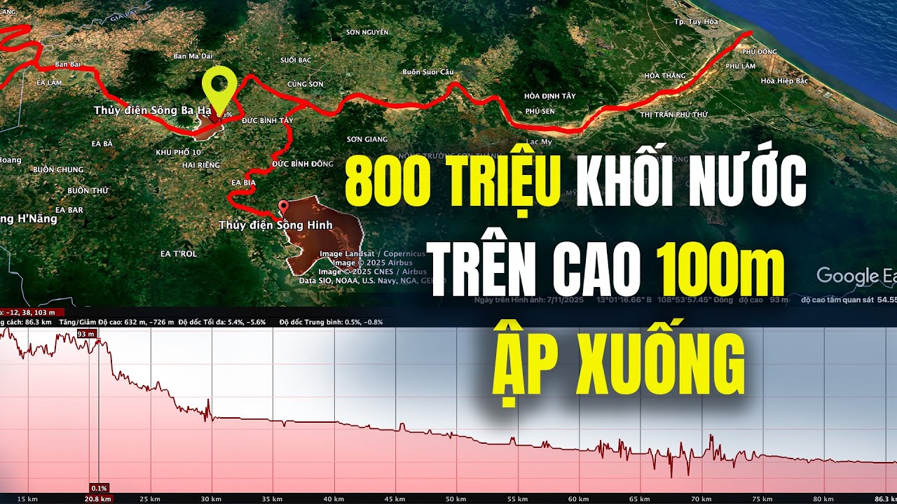 Vì Sao 48 Giờ Lũ Cuốn Trôi Cơ Nghiệp Người Dân Phú Yên? Sự Thật Khối Nước Ở Độ Cao 100m Trên Sông Ba