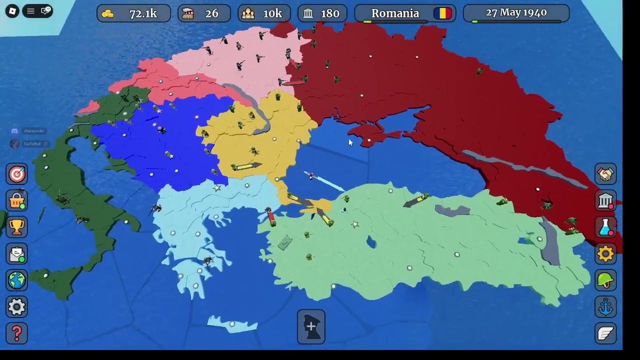 Joc ca Romania in Roblox Conquer Europe WW2! #1