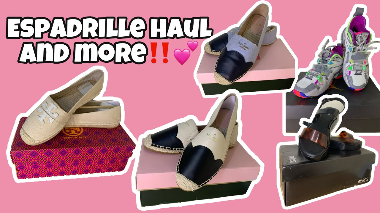 Espadrille unboxing | #07 Kate Spade, Tory Burch & more #KateSpade #ToryBurch #Melissa #espadrille