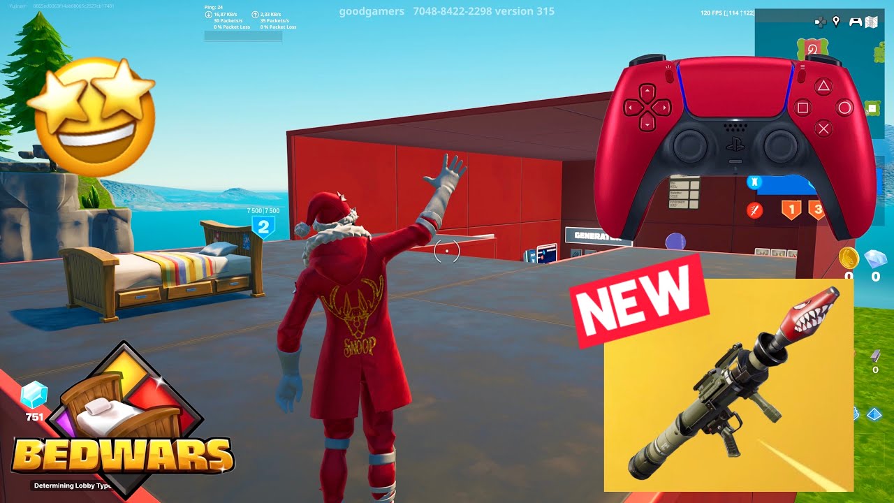 Fortnite Bedwars 🤩 Gameplay PS5 🎮