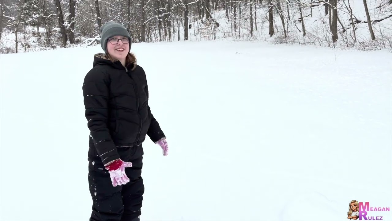 Making a snow angel