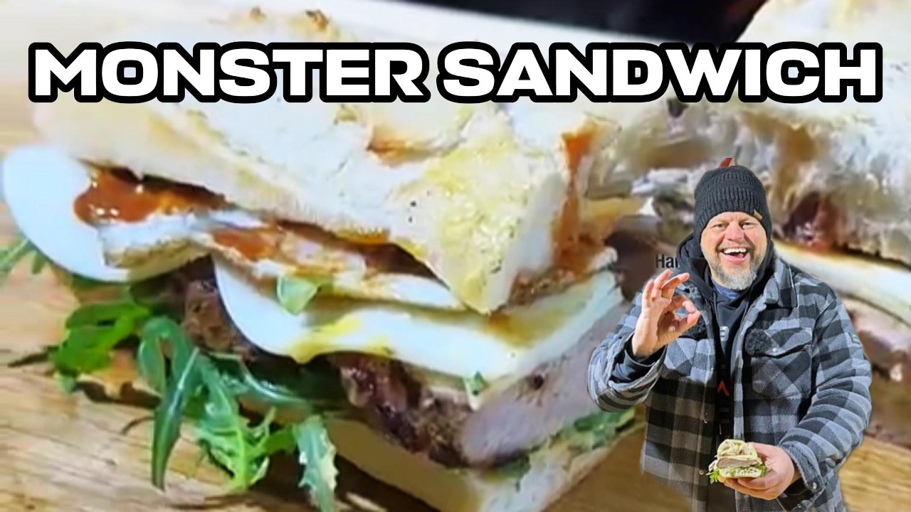 Dieses BBQ Monster Sandwich eskaliert komplett