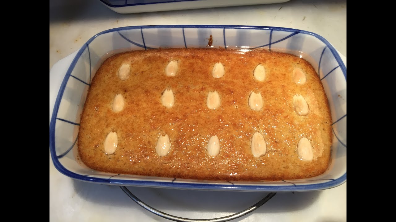 Gluten Free Dessert - Basbousa