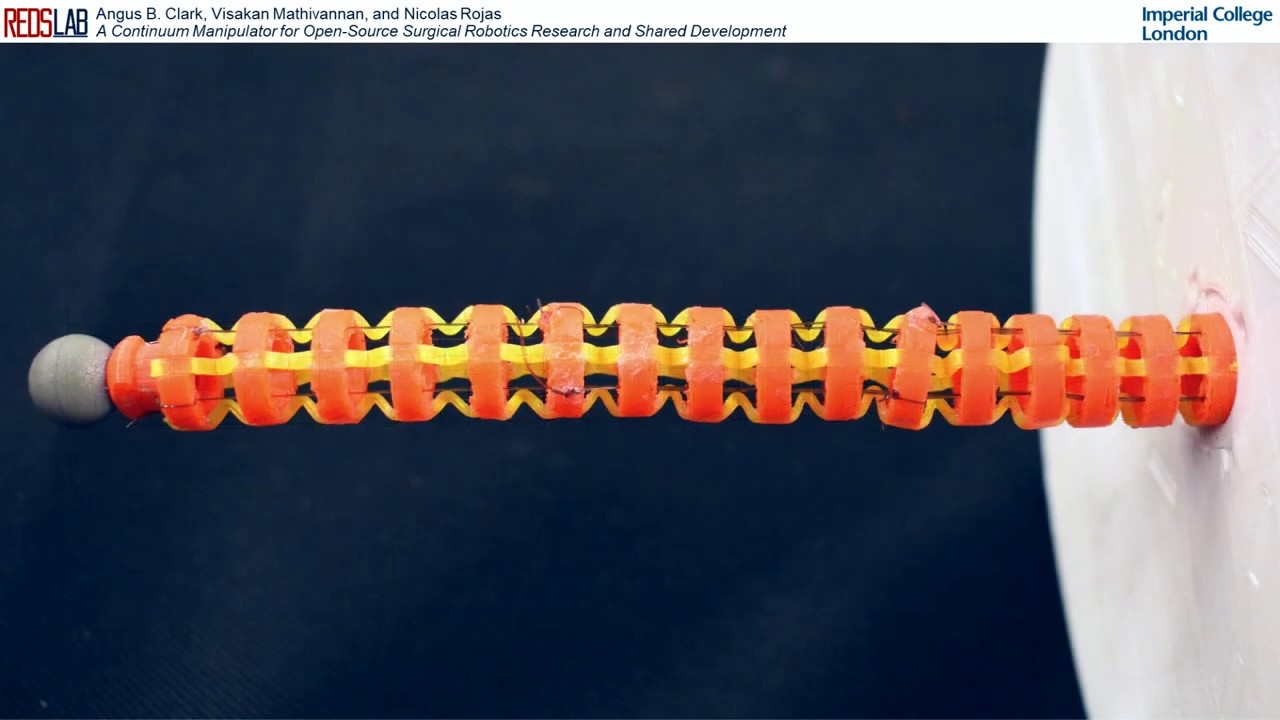 A Continuum Manipulator for Open-Source Surgical Robotics Research (ENDO) - T-MRB 2021