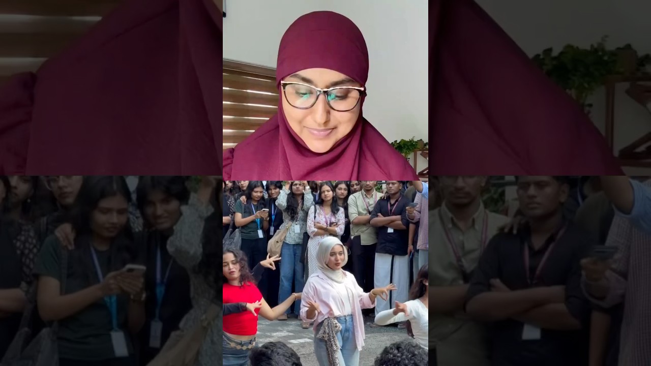 Mubeena Nijas Campus Dance Troll 💃🤦&zwj;♂️ | Kerala Flash Mob Controversy | MalayalamTroll #shorts