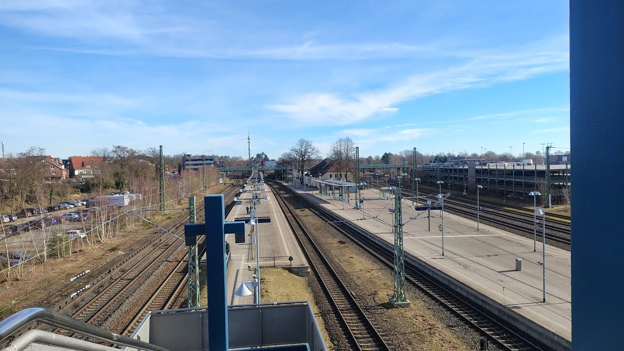 Züge in Buchholz am 2.3.26