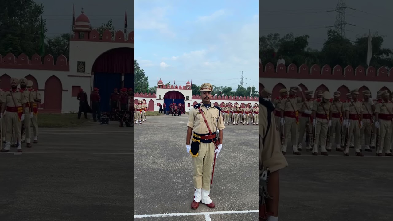 Commanding with precision at the 15th August parade rehearsal SKPAU 🇮🇳#15august #jkpolice