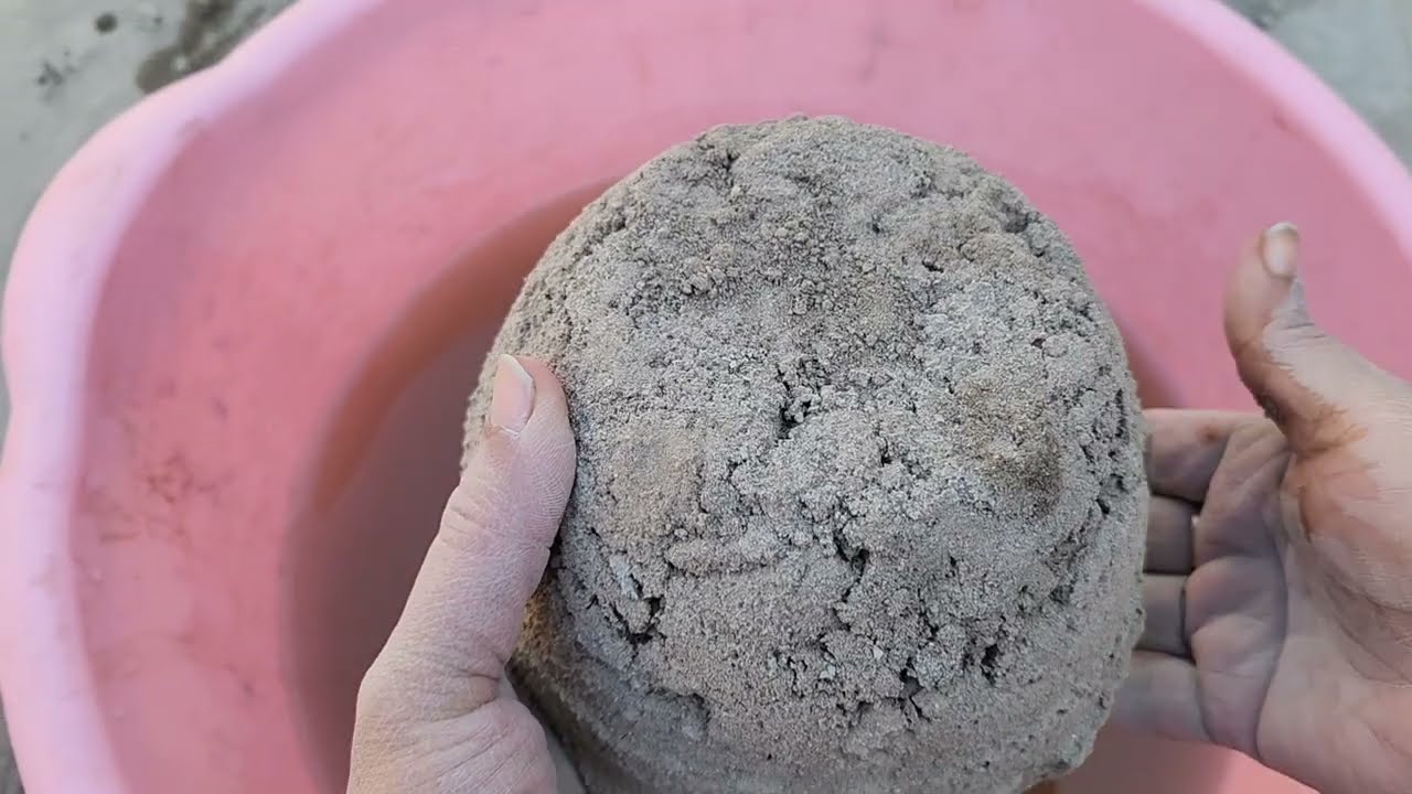 Mix texture water crumbling | KHSH ASMR
