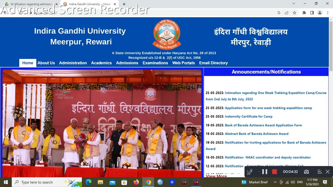 igu admission 2023|| IGU Meerpur Rewari ADMISSIONS START 2023-24||#igu #igumeerpur