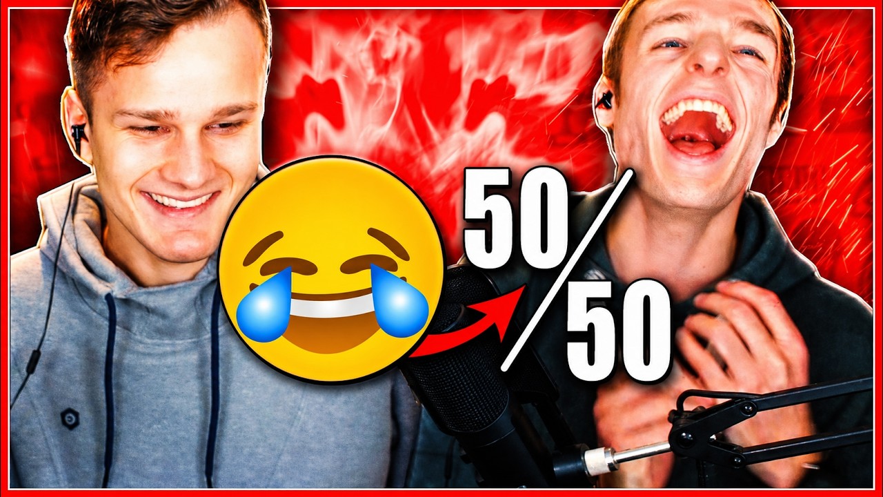 VERBODEN TE LACHEN: 50/50 CHALLENGE! (Ft. JoostSpeeltSpellen)