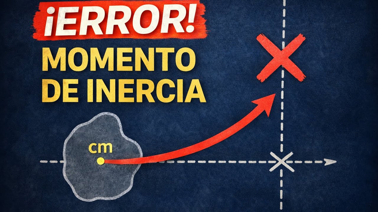 Este error usando el teorema de Steiner es muy común