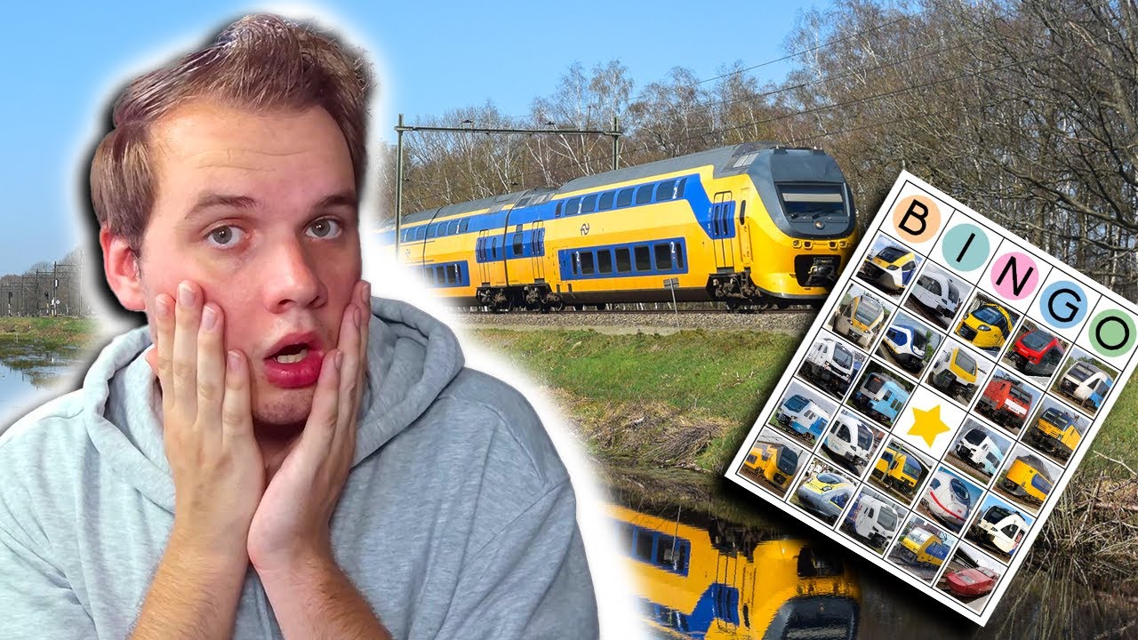 Ik speelde real life TREINEN BINGO !! En dit gebeurde er.....